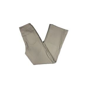 H&M Women’s HIGH RISE WIDE LEG CROPPED JEANS - Beige - Size 2